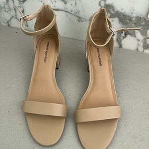 Taupe sandals size 13